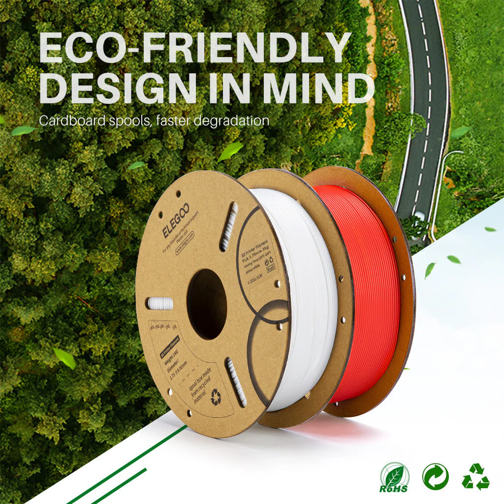 PLA Filament 4 Colors 10 Kg - ELEGOO