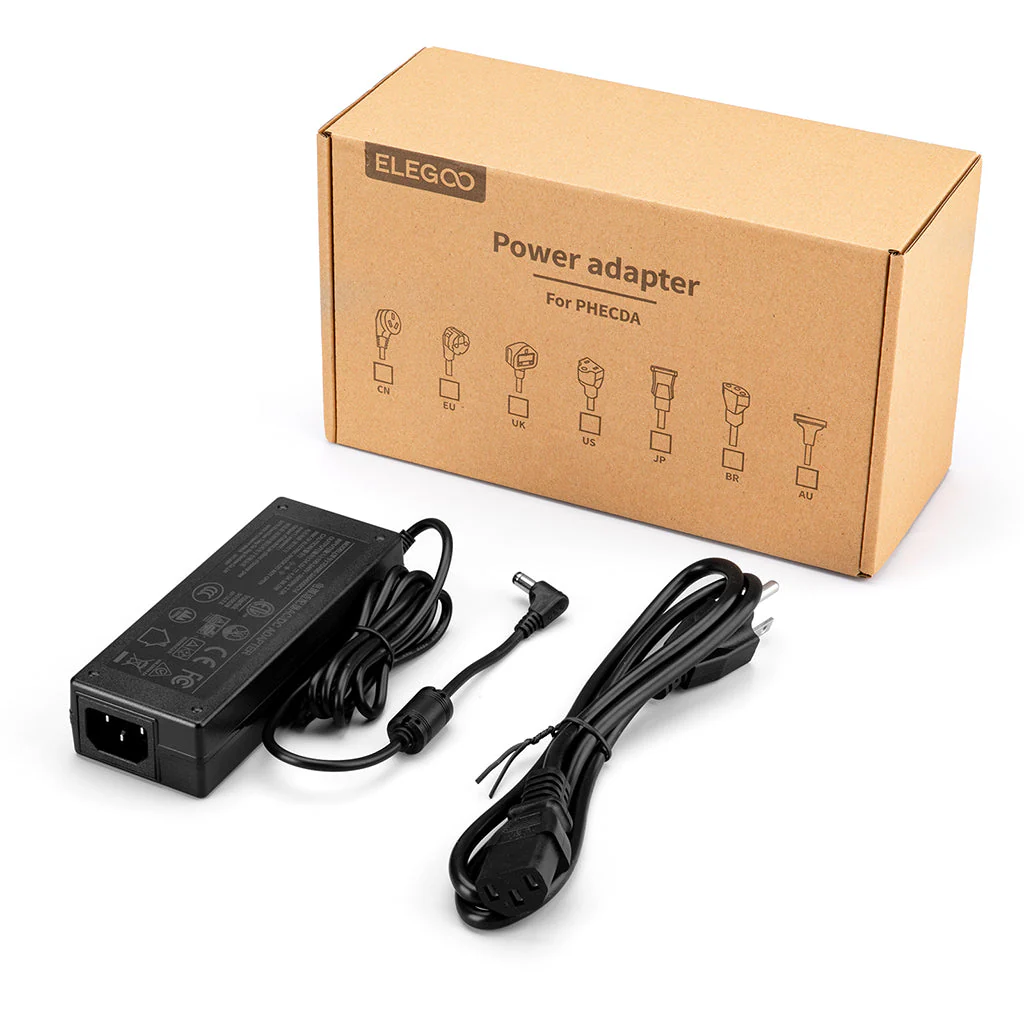Adapter x Power Cord for Phecda 20W 4 Adapter x Power Cord for Phecda 20W