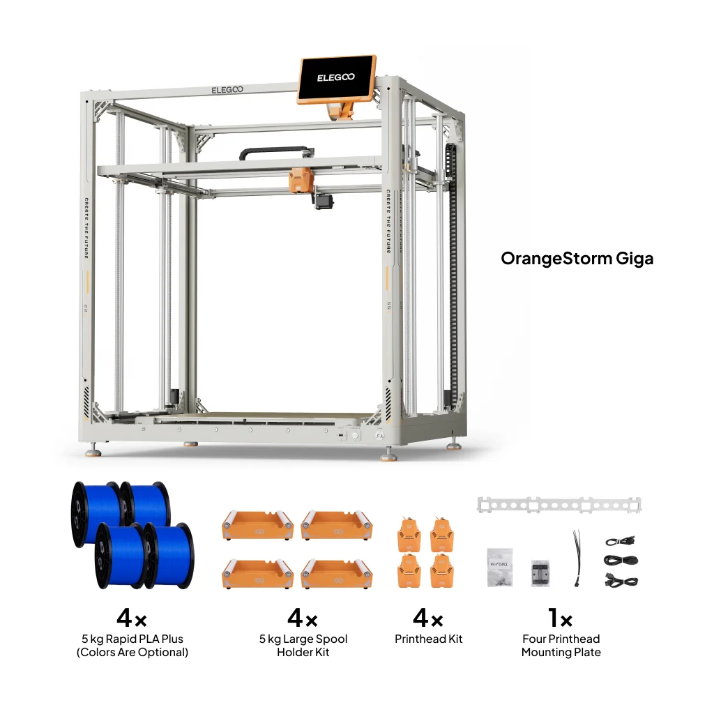 OrangeStorm Giga Quad Extrusion Upgrade Kit