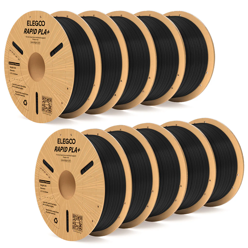 Rapid PLA Plus Filament Black 10 kg