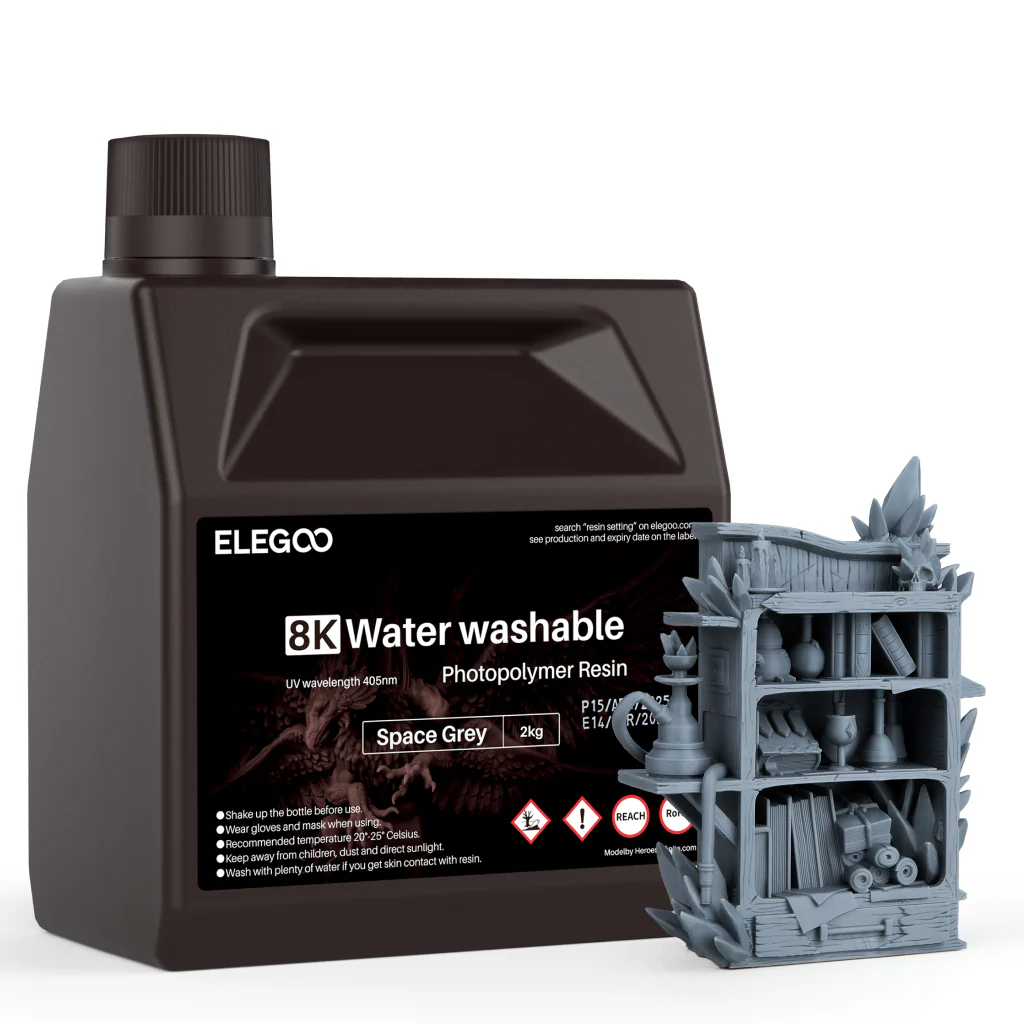 8K Water-Washable Resin