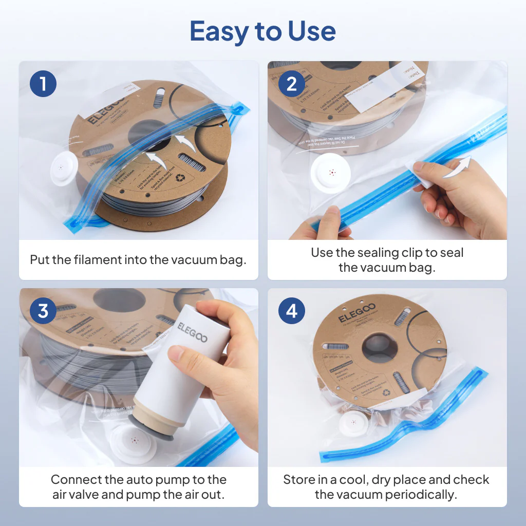 Filament Vacuum Storage Bags Kit
