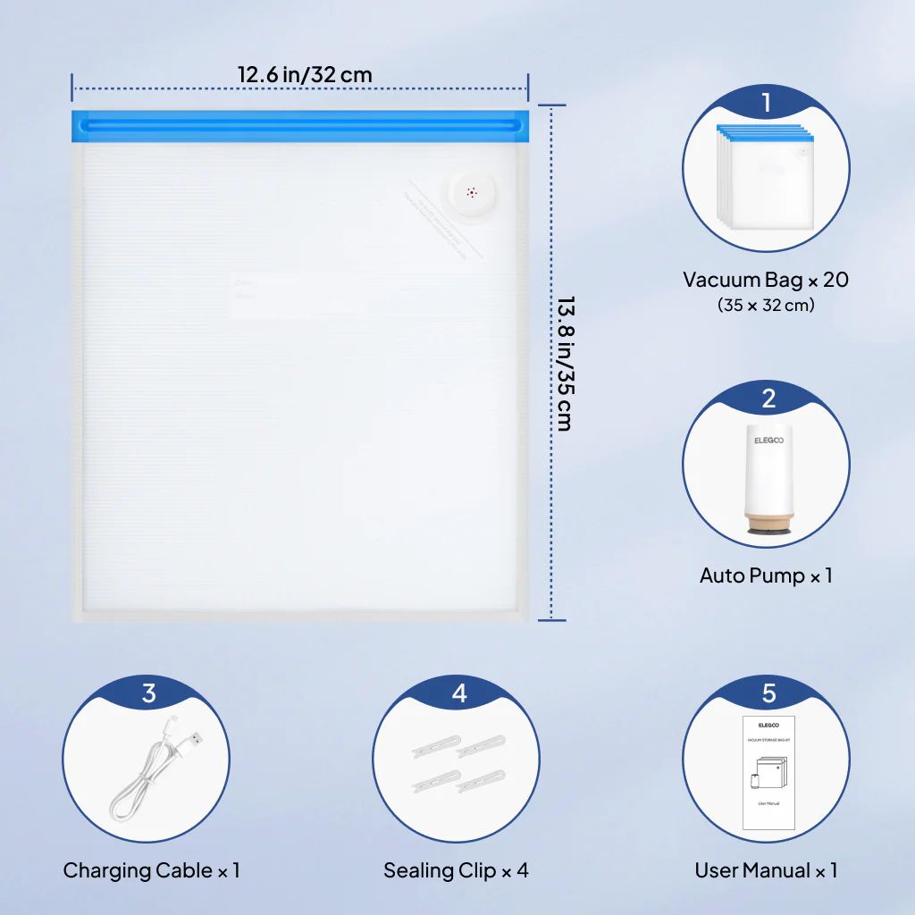 Filament Vacuum Storage Bags Kit
