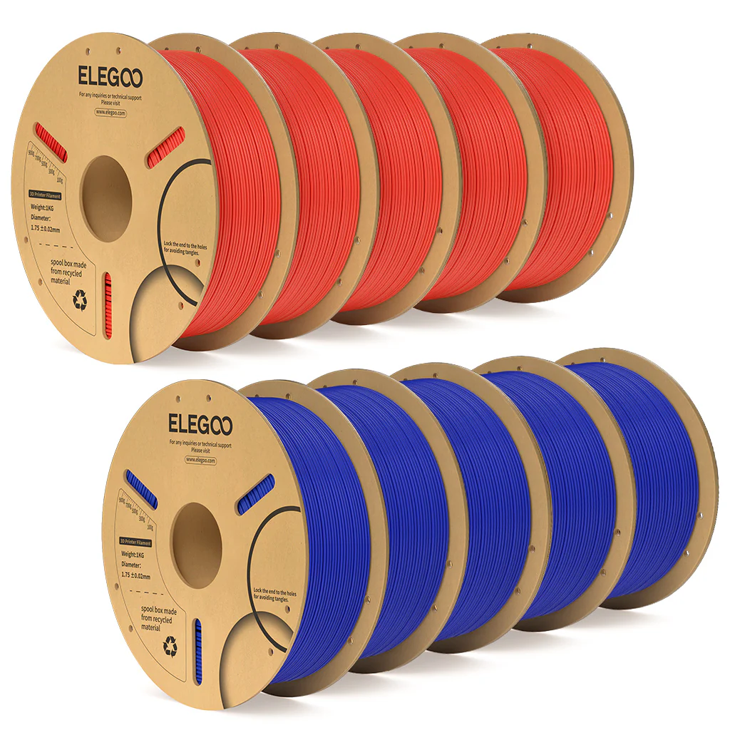 PLA Plus Filament Blue & Red 10 kg