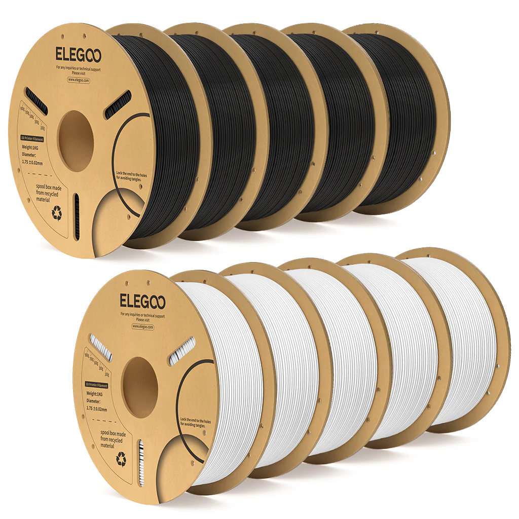 PLA Plus Filament Black & White 10 kg