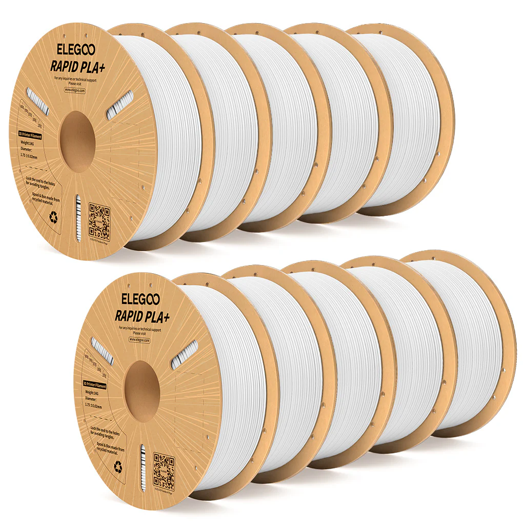 Rapid PLA Plus Filament White 10 kg