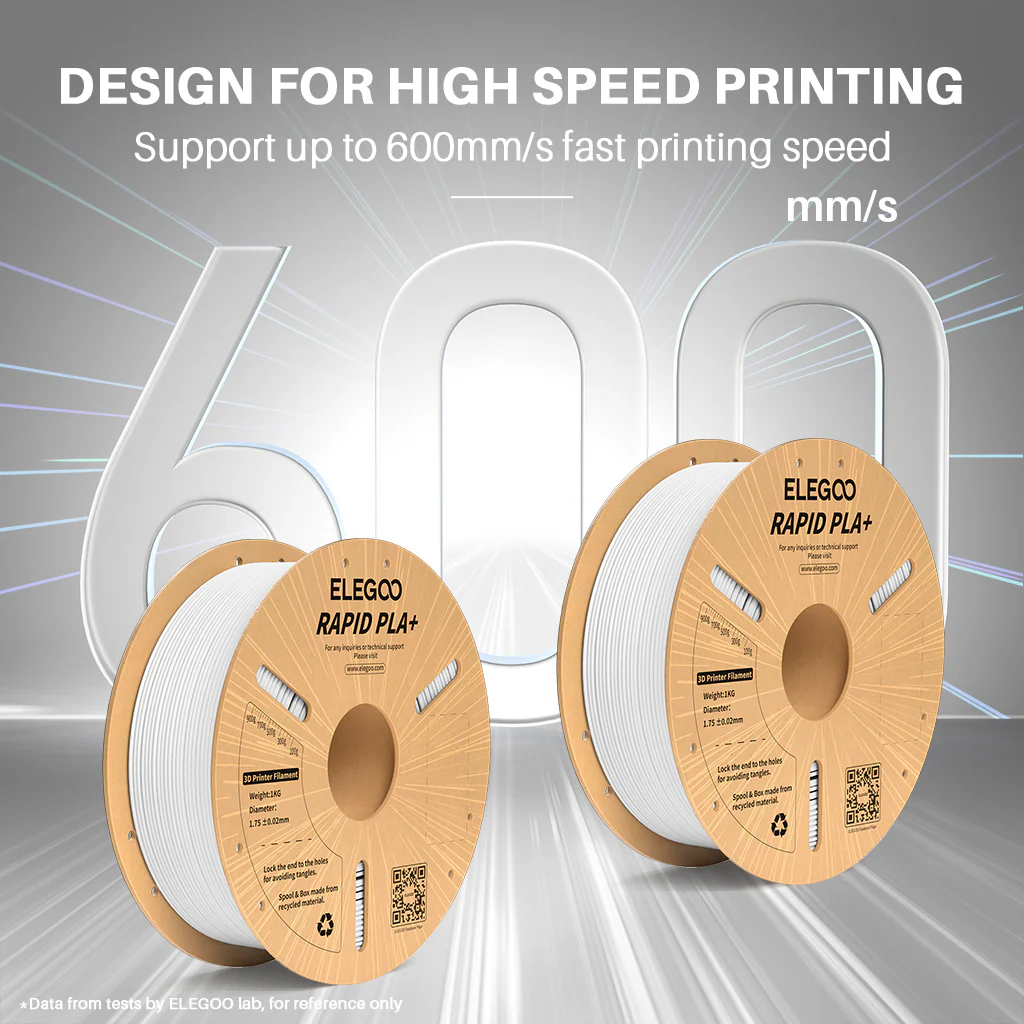 Rapid PLA Plus Filament White 10 kg