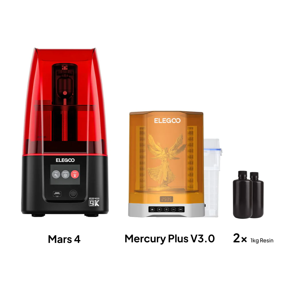 Mars 4 Complete Bundle–Mercury Plus V3.0 & Resin
