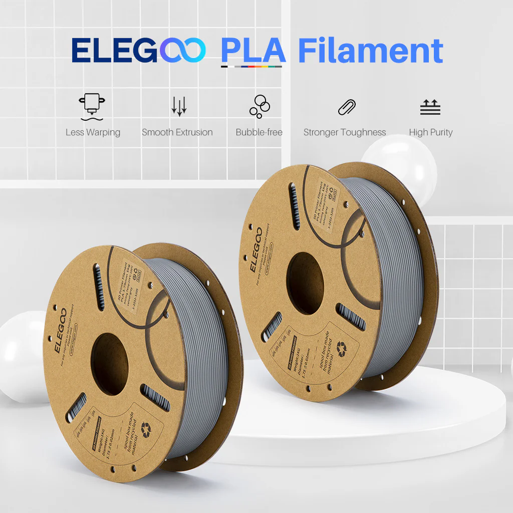 PLA Filament Grey 10 kg 3 PLA Filament Grey 10 kg